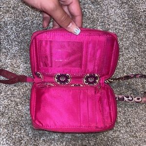 Vera Bradley hot pink wallet